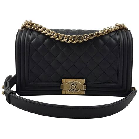 black gold chanel boy bag|chanel boy bag inside.